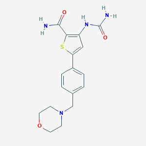 molecular formula C17H20N4O3S B129948 CAY10657 CAS No. 494772-86-0