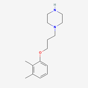 molecular formula C15H24N2O B1299489 1-[3-(2,3-Dimethyl-phenoxy)-propyl]-piperazine CAS No. 401802-39-9