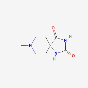 B1299495 8-Methyl-1,3,8-triazaspiro[4.5]decane-2,4-dione CAS No. 52094-69-6