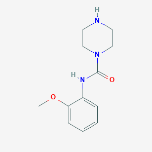 molecular formula C12H17N3O2 B1299497 N-(2-methoxyphenyl)piperazine-1-carboxamide CAS No. 842971-21-5
