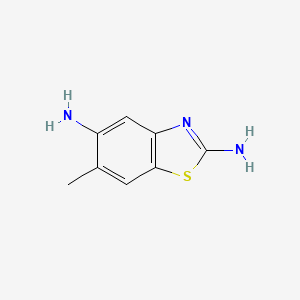 molecular formula C8H9N3S B1299511 6-Methyl-benzothiazole-2,5-diamine CAS No. 35435-49-5