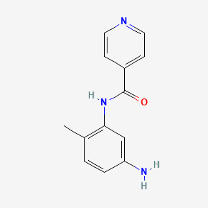 molecular formula C13H13N3O B1299519 N-(5-氨基-2-甲基苯基)-异烟酰胺 CAS No. 436089-25-7