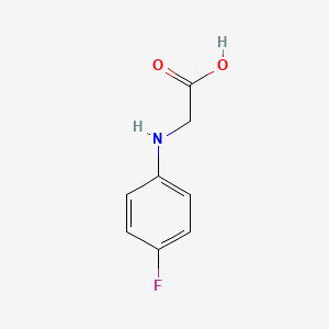 molecular formula C8H8FNO2 B1299533 N-(4-fluorophenyl)glycine CAS No. 351-95-1