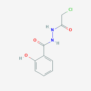 molecular formula C9H9ClN2O3 B1299534 N'-(2-chloroacetyl)-2-hydroxybenzohydrazide CAS No. 28669-13-8