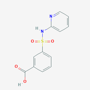 molecular formula C12H10N2O4S B1299536 3-(Pyridin-2-ylsulfamoyl)-benzoic acid CAS No. 683265-90-9