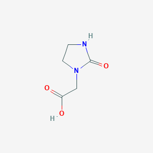 molecular formula C5H8N2O3 B1299537 2-(2-氧代咪唑烷-1-基)乙酸 CAS No. 87219-22-5