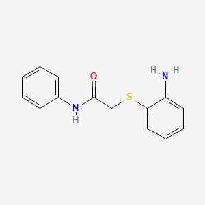 2-(2-Amino-phenylsulfanyl)-N-phenyl-acetamide