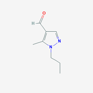 molecular formula C8H12N2O B1299548 5-Methyl-1-propyl-1H-pyrazole-4-carbaldehyde CAS No. 890652-02-5