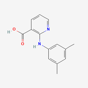 molecular formula C14H14N2O2 B1299552 3-吡啶甲酸，2-[(3,5-二甲苯基)氨基]- CAS No. 55285-30-8