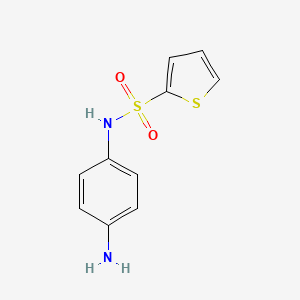 molecular formula C10H10N2O2S2 B1299572 N-(4-aminophenyl)thiophene-2-sulfonamide CAS No. 61864-03-7