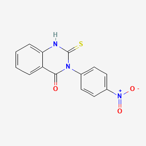 3-(4-Nitrophenyl)-2-thioxo-2,3-dihydroquinazolin-4(1H)-one