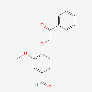 3-Methoxy-4-(2-oxo-2-phenylethoxy)benzaldehyde