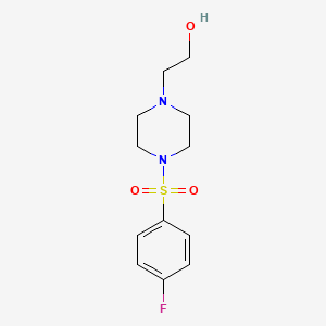 2-(4-((4-Fluorophenyl)sulfonyl)piperazin-1-yl)ethanol