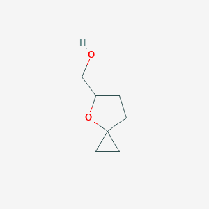 molecular formula C7H12O2 B12996151 (4-Oxaspiro[2.4]heptan-5-yl)methanol 