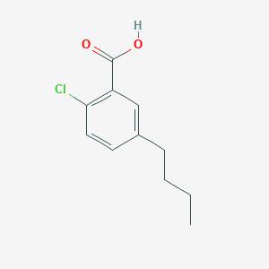 molecular formula C11H13ClO2 B12996194 2-Chloro-5-butylbenzoic acid 