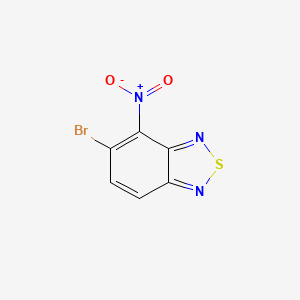 molecular formula C6H2BrN3O2S B1299622 5-Bromo-4-nitrobenzo[c][1,2,5]thiadiazole CAS No. 72023-79-1