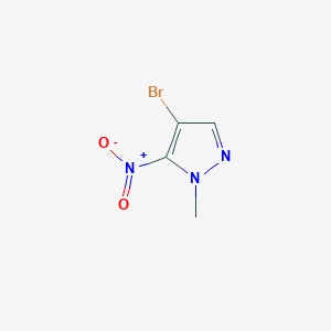 molecular formula C4H4BrN3O2 B1299623 4-bromo-1-methyl-5-nitro-1H-pyrazole CAS No. 89607-11-4