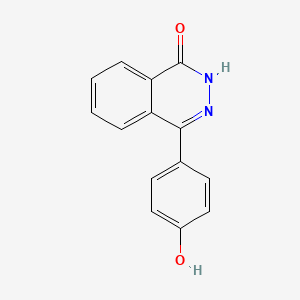 molecular formula C14H10N2O2 B1299626 4-(4-hydroxyphenyl)phthalazin-1(2H)-one CAS No. 152594-70-2
