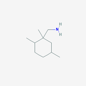 molecular formula C10H21N B12996302 (1,2,5-Trimethylcyclohexyl)methanamine 