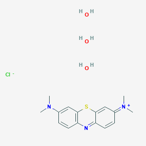molecular formula C16H24ClN3O3S B129964 Methylene Blue trihydrate CAS No. 7220-79-3