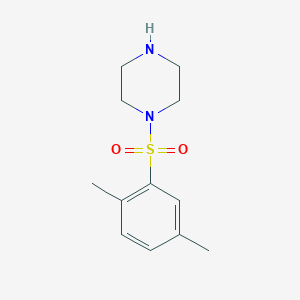 molecular formula C12H18N2O2S B1299650 1-[(2,5-Dimethylphenyl)sulfonyl]piperazine CAS No. 524711-33-9