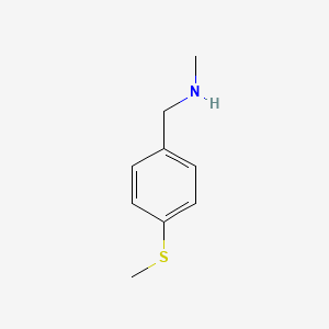 molecular formula C9H13NS B1299667 N-methyl-N-[4-(methylthio)benzyl]amine CAS No. 84212-03-3