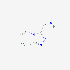 molecular formula C7H8N4 B1299672 [1,2,4]Triazolo[4,3-a]pyridin-3-ylmethanamine CAS No. 91981-59-8