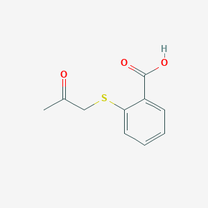 B1299682 2-[(2-Oxopropyl)thio]benzoic acid CAS No. 336186-19-7