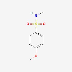 molecular formula C8H11NO3S B1299683 4-甲氧基-N-甲基苯磺酰胺 CAS No. 7010-86-8