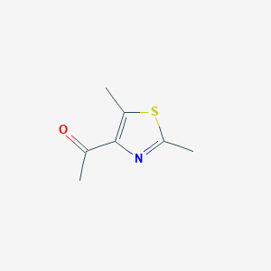 molecular formula C7H9NOS B1299685 1-(2,5-二甲基-1,3-噻唑-4-基)乙酮 CAS No. 52517-49-4