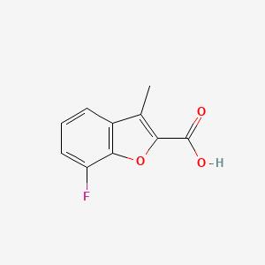 7-Fluoro-3-methyl-1-benzofuran-2-carboxylic acid