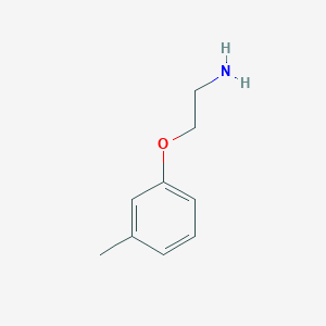 molecular formula C9H13NO B1299694 2-(3-甲基苯氧基)乙胺 CAS No. 6487-99-6