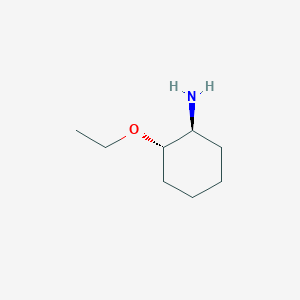 molecular formula C8H17NO B12997376 (1S,2S)-2-ethoxycyclohexan-1-amine 