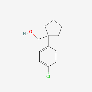 B1299766 1-(p-Chlorophenyl)cyclopentanemethanol CAS No. 80866-79-1