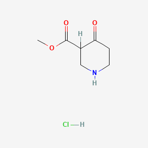molecular formula C7H12ClNO3 B1299768 Methyl 4-oxopiperidine-3-carboxylate hydrochloride CAS No. 71486-53-8