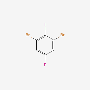 molecular formula C6H2Br2FI B1299775 1,3-Dibromo-5-fluoro-2-iodobenzene CAS No. 62720-29-0