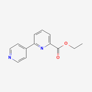 molecular formula C13H12N2O2 B12997806 Ethyl [2,4'-bipyridine]-6-carboxylate 