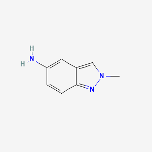 molecular formula C8H9N3 B1299785 2-methyl-2H-indazol-5-amine CAS No. 60518-59-4