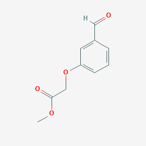 molecular formula C10H10O4 B1299788 Methyl (3-formylphenoxy)acetate CAS No. 37748-10-0