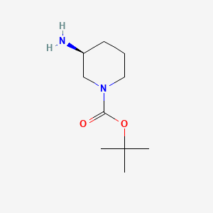 molecular formula C10H20N2O2 B1299793 (S)-1-Boc-3-氨基哌啶 CAS No. 625471-18-3