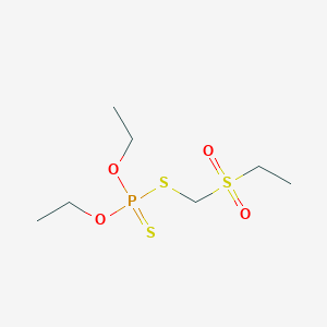 molecular formula C7H17O4PS3 B129980 Phorate sulfone CAS No. 2588-04-7