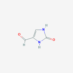 molecular formula C4H4N2O2 B1299815 2-氧代-2,3-二氢-1H-咪唑-4-甲醛 CAS No. 72864-28-9