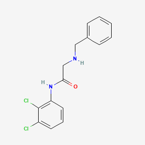 molecular formula C15H14Cl2N2O B1299829 2-(benzylamino)-N-(2,3-dichlorophenyl)acetamide CAS No. 500118-22-9