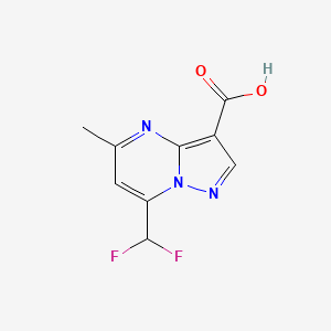 7-(Difluoromethyl)-5-methylpyrazolo[1,5-a]pyrimidine-3-carboxylic acid