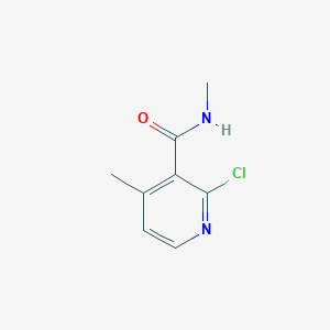 molecular formula C8H9ClN2O B12998644 2-Chloro-N,4-dimethylnicotinamide 