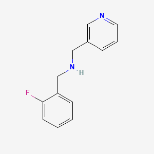 molecular formula C13H13FN2 B1299865 (2-Fluoro-benzyl)-pyridin-3-ylmethyl-amine CAS No. 500221-74-9