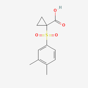 1-(3,4-Dimethyl-benzenesulfonyl)-cyclopropane-carboxylic acid
