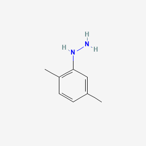 molecular formula C8H12N2 B1299893 (2,5-Dimethylphenyl)hydrazine CAS No. 613-85-4