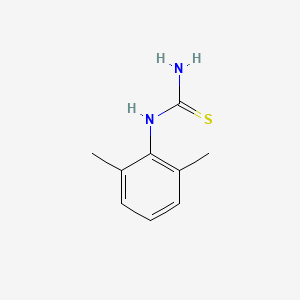 molecular formula C9H12N2S B1299897 1-(2,6-Dimethylphenyl)thiourea CAS No. 6396-76-5