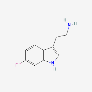 molecular formula C10H11FN2 B1299898 6-Fluorotryptamine CAS No. 575-85-9